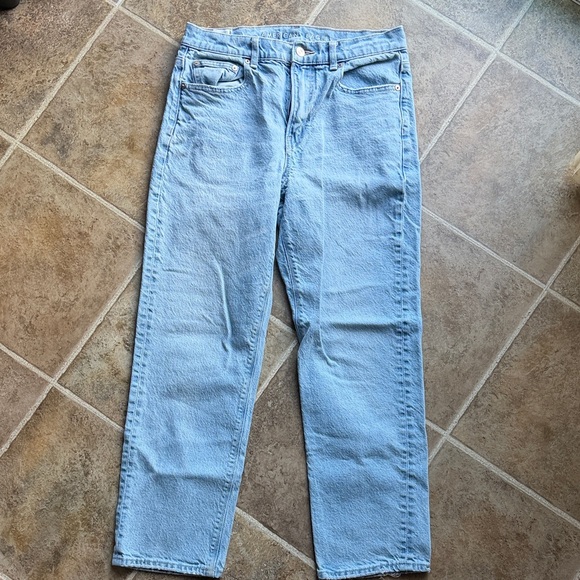American Eagle Outfitters Denim - American Eagle Outfitters Light Blue Women's Straight Leg Jeans